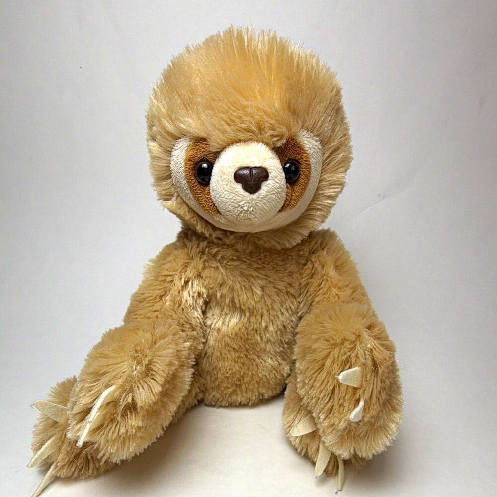 Aurora WWF Sloth Plush Stuffed Animal Tan 8.5 inch